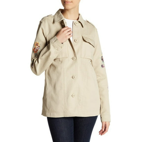 Levi's Embroidered Sleeve Jacket, Sand, Medium