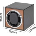 thumbnail image 2 of Automatic Watch Winder Watch Box Watch Winder Watch Box Watch Winder For 1 Watch Black&wood Color, 2 of 5