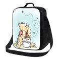 thumbnail image 1 of Winnie Bear P-ooh Lunch Bags Portable Insulated Lunch Box Tote Bag Cooler Office Picnic, 1 of 9