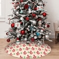thumbnail image 5 of Yiaed Snake Print Christmas Tree Skirt , Tree SkirtsTree Mat for Christmas Winter Holiday Indoor Decorations-48", 5 of 7