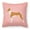 Pink, variant on Carolines Treasures BB3674PW1818 Basenji Checkerboard Pink Fabric Decorative Pillow