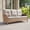 Yellow, variant on Opohoro 72" Outdoor Wicker Patio Sofa with Cushions, 3-Seat PE Rattan Couch for Porch, Yellow/Beige