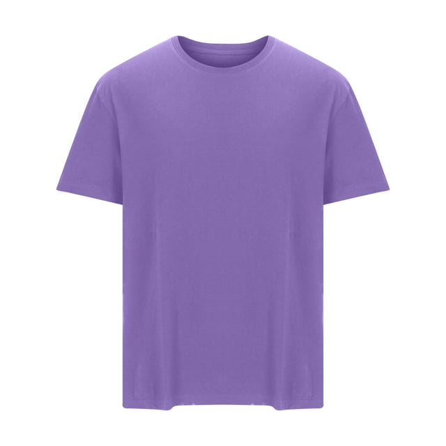 pstuiky Camisas de manga corta para hombre, Camiseta informal de verano holgada de manga corta con cuello redondo para hombre ropa de hombre xl
