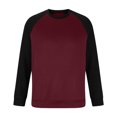 thumbnail image 3 of PNTUTB Men's Color-blocking Crewneck Casual Long Sleeve Fall Winter Warm Sweatshirts Fashion Pullovers, 3 of 5