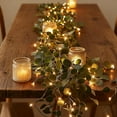 thumbnail image 2 of JEWLALO Fairy Light Olive Vine, 6ft Christmas Garland, Mossy Vine Branch Garlands Lights, Artificial Olive Garland for Fireplace Indoor Outdoor Christmas Decorations, 2 of 8