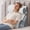 White/Grey-4pcs, variant on Triangle Bed Wedge Pillow Set Grey 3pcs Adjustable Sleep Support