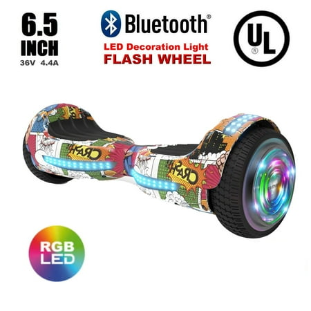 Electric Scooter Wheel Flash Wheel UL 2272 Certified Hoverboard 6.5