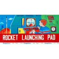 thumbnail image 3 of Retrorocket 14x9 Black Modern Framed Museum Art Print Titled - Rocket Launching Pad, 3 of 5