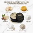 thumbnail image 4 of Back2Naturalness Tallow Hair Clay for Men – Professional Grade- Strong Hold, Matte Finish –  Clean Ingredients, No Parabens, No Petroleum, Lavender & Wild Rosemary, 4 oz, 4 of 10