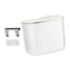thumbnail image 4 of Cubo de basura colgante con tapa, cubo de basura de pared, cubo de compost, cubo de basura de cocina Blanco S, 4 of 9