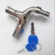thumbnail image 3 of Faucet Anti-Theft Faucet for Outdoor, Anti-Theft Brass Faucet, Lockable Outdoor Faucet, for Washing Machine in Garden, 3 of 5