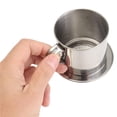thumbnail image 3 of Billuyoard Filtro de goteo, colador a presión, taza, taza, dispositivo de filtrado a prueba de herrumbre, infusor, cafetera, sin rebabas, suministros de Juegos de servir café y té Billuyoard HA017216-00, 3 of 6