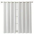 thumbnail image 5 of DBOZE Blackout Curtains 72 inches Long - Grommet Thermal Insulated Room Darkening Window Curtains for Bedroom, Set of 2 Panels (42 x 72 Inch, White, 5 of 5
