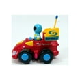 thumbnail image 6 of PlayWorld Gobbles of Giggles 4" Cartoon RC Formula Race Car Toy For Toddlers - Red, 6 of 6