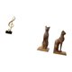 thumbnail image 5 of Figura decorativa de escritorio con forma de nota musical, estatua de gato, sujetalibros, adorno de resina, ideal para la oficina o el hogar, perfecto, 5 of 8
