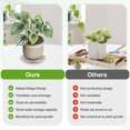 thumbnail image 4 of Uxcell 2-Pack Plant Saucers, 6.3 Inch ID Anti-Rot Root Resin Flower Pot Plant Saucers for Indoor/Outdoor, Flowerpot Drip Tray [8.3 Inch OD, Gray White], 4 of 6