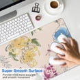 thumbnail image 4 of Long Mouse Pads for Desk,Pioneer Flower Floral Print Pattern Desk Mats on Top Of Desks, Desk Mouse Pad Extra Large with 3mm Non-Slip Base and Stitched Edge for Gaming,Office,Work,Home 31.5"x11.8", 4 of 6