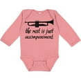 thumbnail image 3 of Inktastic Trumpet Music Joke Boys or Girls Long Sleeve Baby Bodysuit, 3 of 5