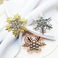 thumbnail image 4 of Inteprter Servilleteros de aleación duraderos adornados con diamantes de imitación brillantes, diamantes de imitación exquisitos que brillan Kits de decoración para fiestas, 4 of 6