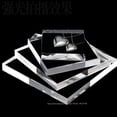 thumbnail image 2 of Customized Clear Square Acrylic Jewelry Tray Bracelet Holder Necklace Display Flat Ring Organizer Earring Stand 15mm thickness 6 x 6cm, 2 of 4