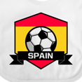 thumbnail image 4 of Inktastic Soccer Spain Flag Banner Boys or Girls Baby Bib, 4 of 4