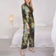 thumbnail image 3 of Balery Ferocious Dinosaur Conjunto de Pijama con Estampado para Mujer, Conjunto de Dos Piezas con Manga Larga, Ropa de Dormir Suave con Bolsillos, Pijamas Cómodos-Medium, 3 of 7