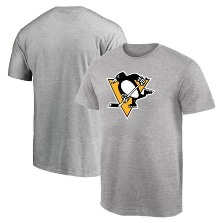 Pittsburgh Penguins Primary Logo T-Shirt - Gray