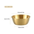 thumbnail image 3 of Clearance Item!npkgvia Dinnerware,Stainless Steel Bowls,Kimchi Instant Ramen Ramyun Noodle Hot Pot Makgeolli Bowls Stainless Steel Korean Traditional Bowls for Makgeo,Cutlery,Kitchen Gadgets,Gold, 3 of 6