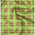 thumbnail image 1 of Soimoi Green Poly Georgette Fabric Crabs Ocean Decor Fabric Printed Yard 42 Inch Wide, 1 of 6