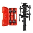 thumbnail image 1 of VEVOR Strut Spring Compressor, 2 Pack, Heavy Duty Coil Spring Compressor Tool with 10.4 Inches(256 mm) Range, Compatible with 0.86 inches(22 mm) Hex Sockets, Fit for Car Truck Motorcycle, Black, 1 of 9