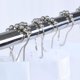thumbnail image 2 of Paquete de 12 anillos de ducha de hierro, 12 piezas de ganchos para cortina de ducha para baño, 2 of 5