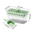 thumbnail image 2 of Tray with Lid 2 Piece Ice Maker for Refrigerator - Easy to Use and Store Kitchen Tool for Apartments, 2 of 4