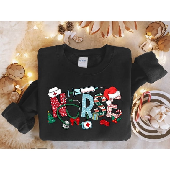 Velto Nurse Holiday Winter Sweatshirt, Holiday Winter Nurse Sweatshirts, Holiday Nurse Sweater, NICU Pediatric, Holiday Nurse, Holiday Winter Nursing Sweaters All Size S-5XL