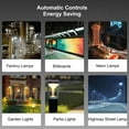 thumbnail image 4 of IP65 Waterproof Photocell Street Light Switch - Rainproof, Time Delay, Adjustable Light Sensor, Easy Install, 25A, Automatic Sensing, 4 of 7