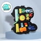 thumbnail image 4 of Tablero sensorial Montessori, juguete, actividades de aprendizaje, juguetes educativos, material didáctico, fieltro multifuncional para preescolar, Azul perfke Tablero ocupado Montessori, 4 of 8