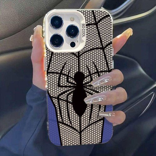 Spider-Man Fashion Phone Case For iPhone 16 Pro Max 15 14 13 12 11 Mobile Cover
