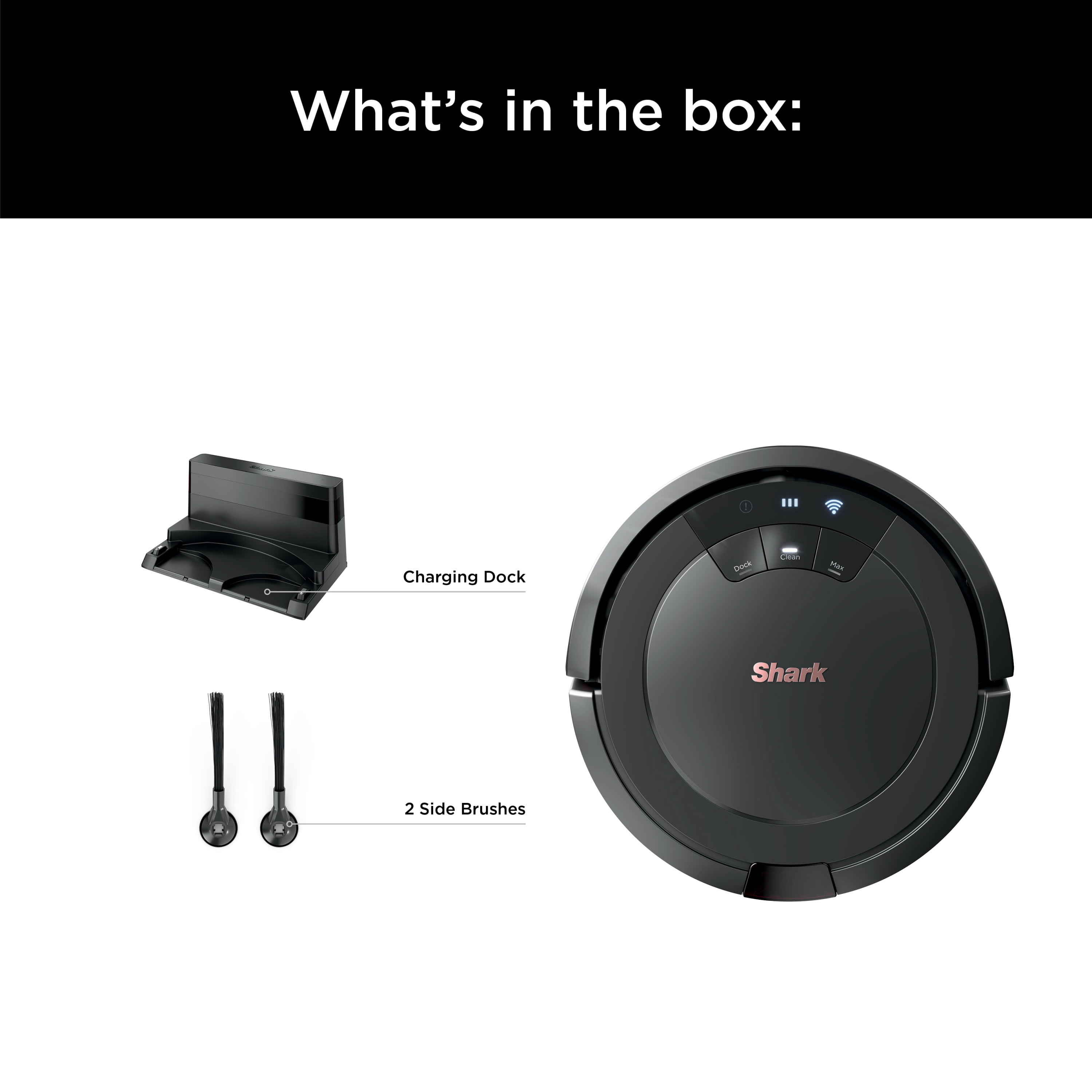 Shark ION Robot Vacuum, Wi-Fi Connected, Works with Google