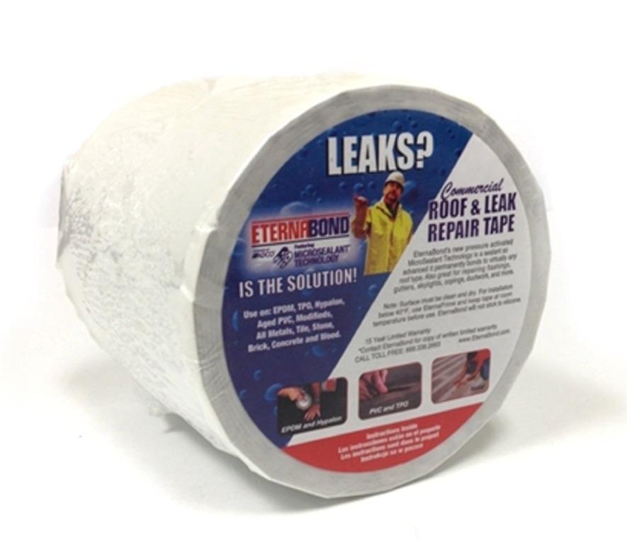 Eternabond RSW-3-45 3" X 45 Ft White Roof Leak Repair Tape - Permanent Patch Seal