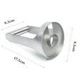 thumbnail image 3 of Awdenio Stainless Steel Pineapple Slice Cutter Peeler Ring Wedge Slicing Coring, 3 of 7