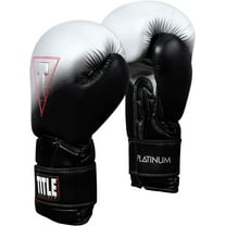 Title Platinum Proclaim Training Gloves, Black/Silver, 14 oz