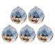 thumbnail image 1 of Prism Hanging Crystal Pendants for Home Furnishings Transparent Crystal Fengshui Ornament 5Pcs, 1 of 5