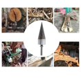 thumbnail image 1 of DYNWAVECA High Splitter Drill Log Splitter Drill Bit Log Reamer Heavy Duty Punch Driver Step Drill Bit Wood Auger Splitter Tools for Household Use - 45mm hex shank, 1 of 10