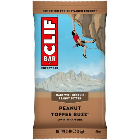 Clif Bar® Peanut Toffee Buzz® Energy Bar 2.4 oz. Wrapper