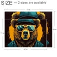 thumbnail image 2 of Bear High-Quality Polyester Door Rug - Durable Indoor Entry Mat with Right-Angle Design for Home or Office Use - Easy to Clean and Maintain - 24 x 36 inches, 2 of 6
