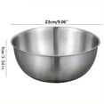 thumbnail image 4 of Stainless Bowls, Stainless Steel Mixing Bowls, Metal Construction, Mixing Bowls Stainless Steel, Food Prep Bowls, Prepping ingredient Holding, Holiday Baking, Assorted Sizes, 3 Pc, 4 of 6