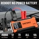 thumbnail image 2 of Arrancador de Batería AsperX AX4500 4500A 12V con Pantalla LCD de 4", 2 of 7