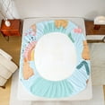 thumbnail image 5 of Castle Fairy Kids Teens Cartoon Capybara Twin Sheet Sets 3pcs,Kawaii Rainbow Twin Fitted Sheet Microfiber,Cute Flower Animal Breathable Flat Sheet,Super Cozy Room Decor, 5 of 7