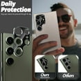 thumbnail image 6 of Camera Lens Protector Designed for Samsung Galaxy S22 Ultra Camera Lens Shield,Case Friendly Pack of 2 HD Clear Tempered Glass Lens Cover for Samsung Galaxy S22 Ultra, 6 of 8
