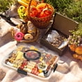 thumbnail image 4 of GIRACOA Charcuterie Board with Clear Lid & Handle – 4 Cheese Tools Included, Compartmentalized Cutting Board for Parties, Travel & Picnics, 4 of 7