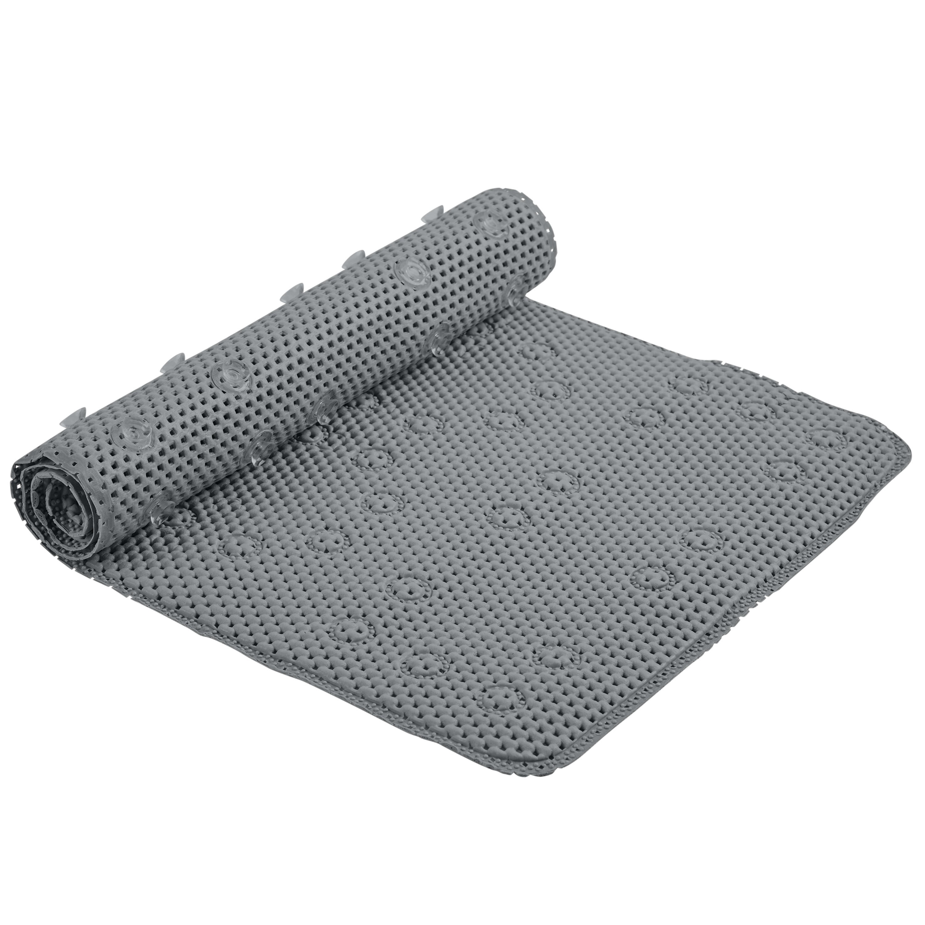 Bath Bliss Extra Long Cushioned Bath Mat in Dark Grey